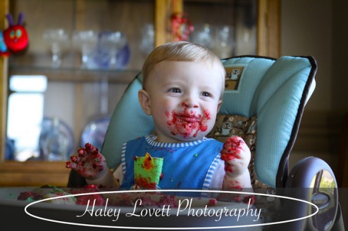 Baby Eating Cupcake